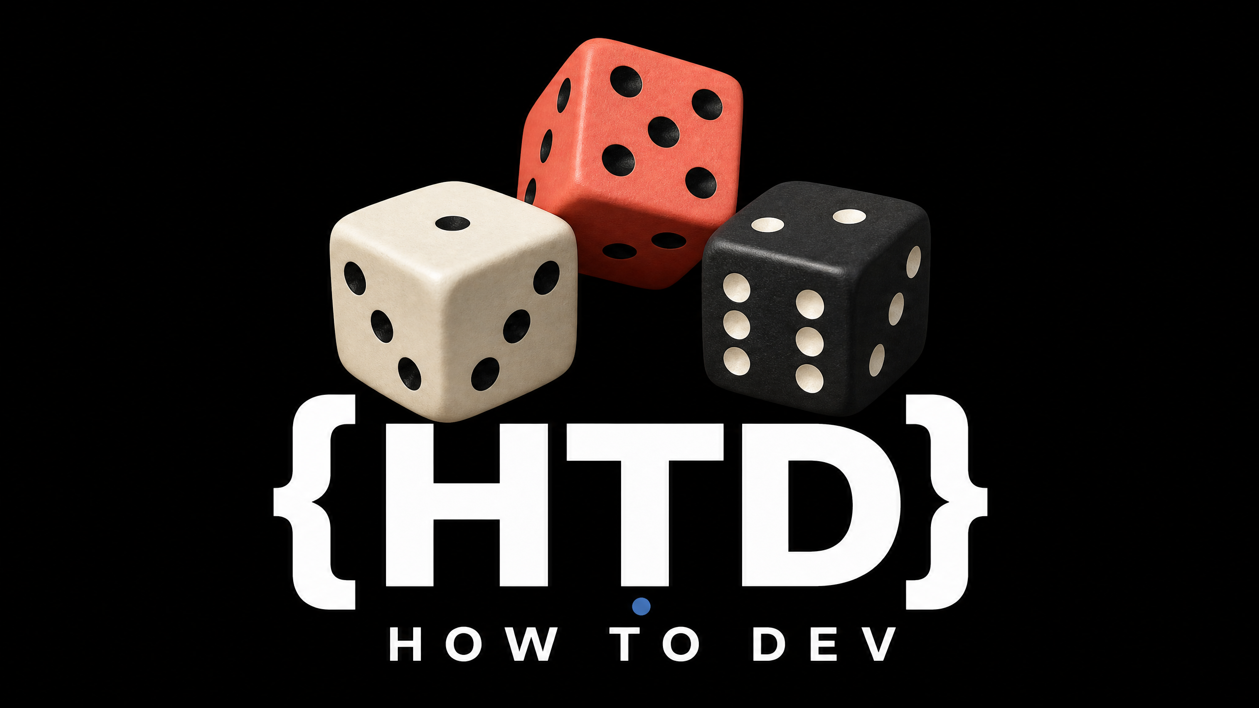How to Dev dice logo